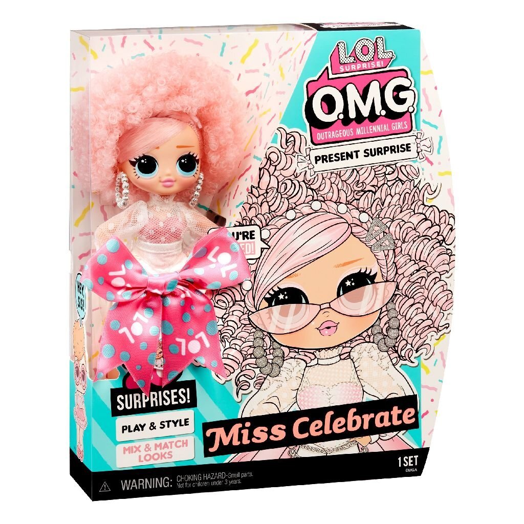 Surprise du divertissement MGA! OMG Birthday Doll Mlle Celebr