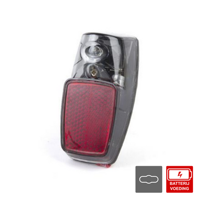 Ikzilight feu arrière réflecteur 1xled rouge sur carte