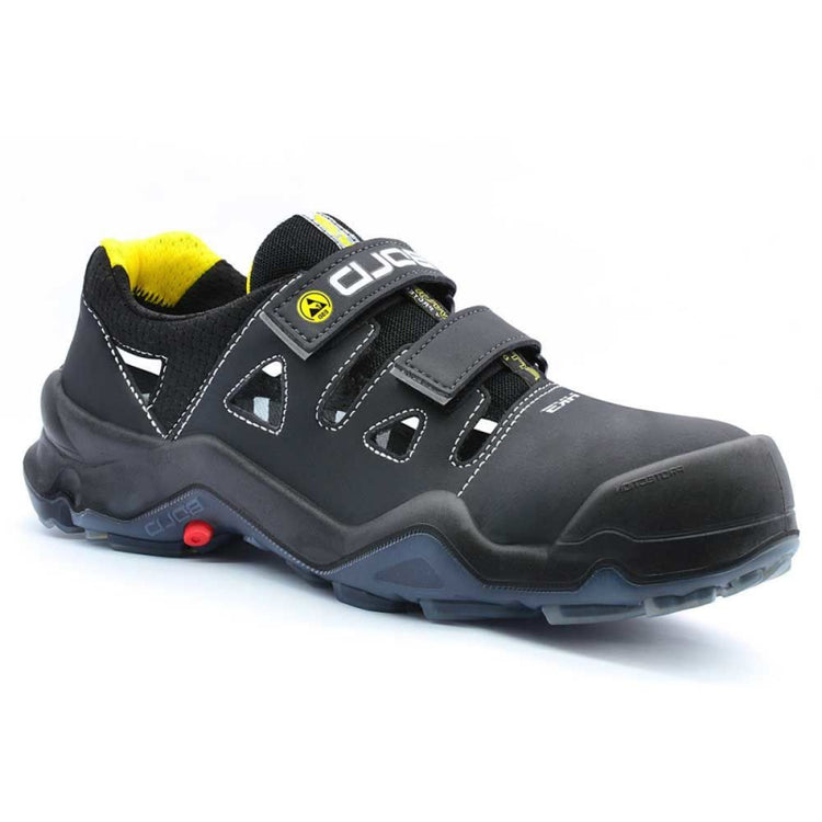 Hks sandale elba 1 vtp sans métal s1p esd | noir jaune | taille 43 - 00.162.033.43