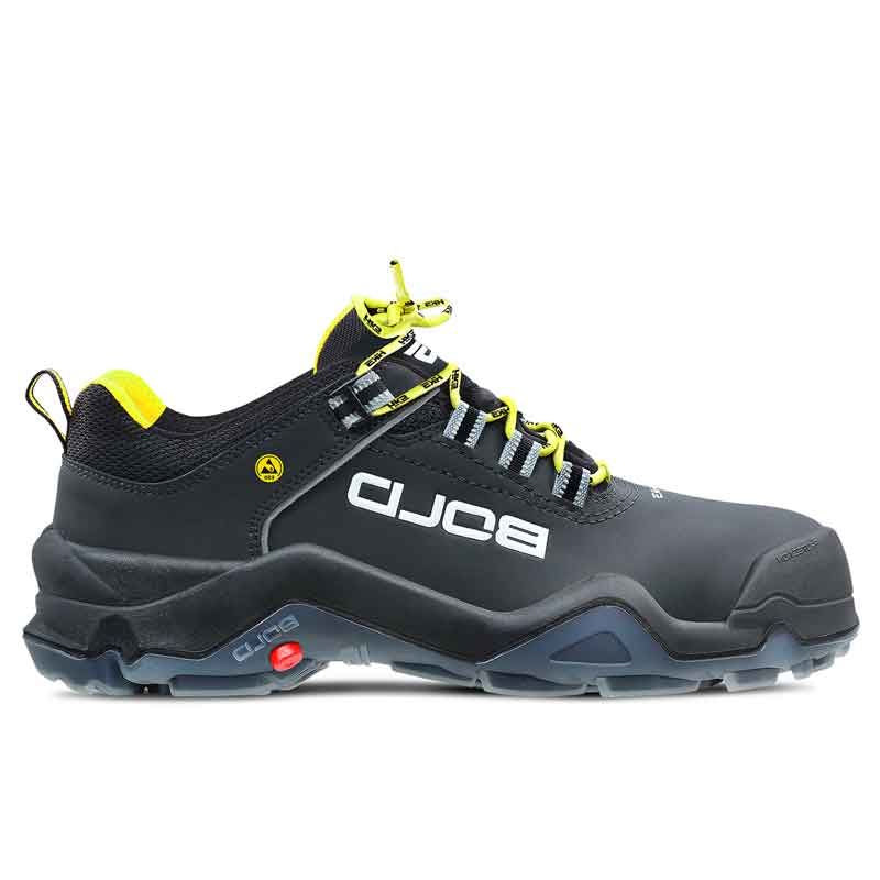 Hks chaussure de travail speed 1 vtp sans métal low s3 esd | noir jaune | taille 44 - 00.162.090.44