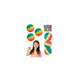 Toi-toys boules arc-en-ciel 3 pièces 7,5cm