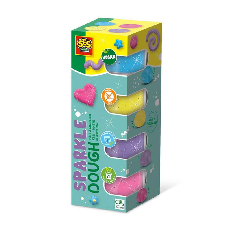 Ses se sent bien Klei Sparkle, 4x90gr