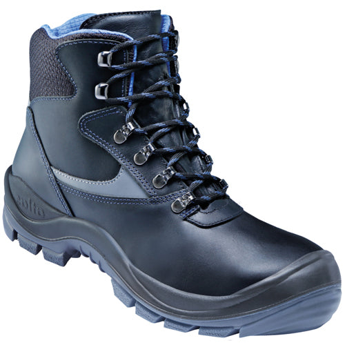 Chaussure de travail Atlas ergo-med 500 blueline high s3 + kn | noir | taille 49 - 00.012.048.49