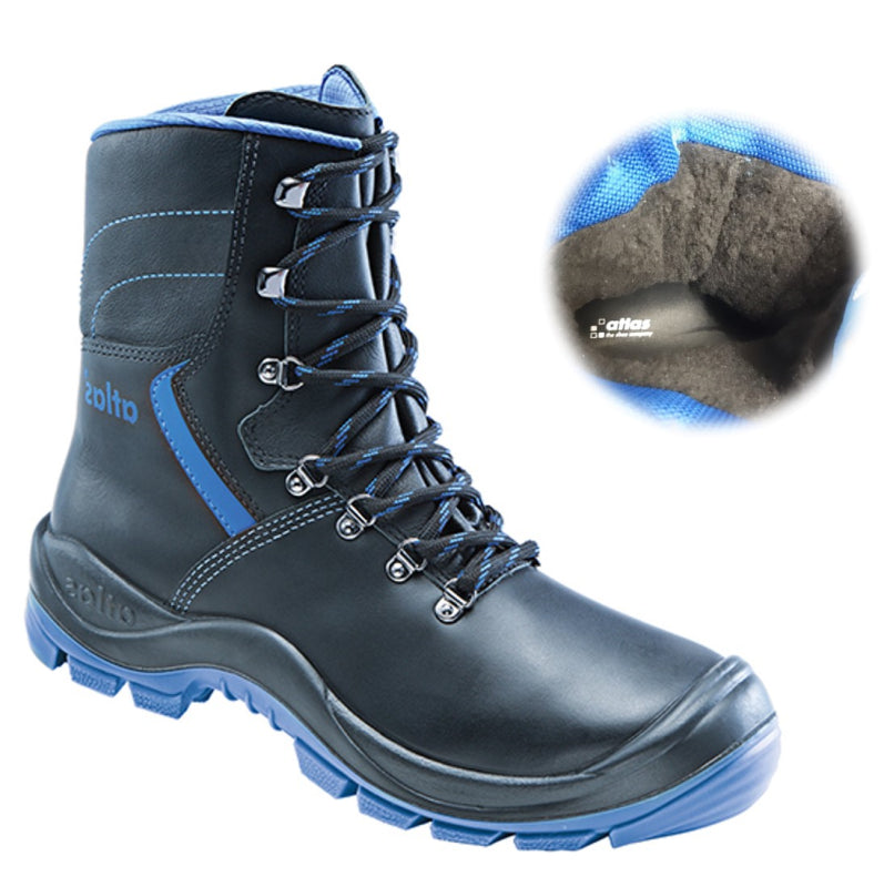 Botte de travail Atlas ergo-med 846 xp s3 + kn doublée | noir | taille 48 - 00.012.051.48