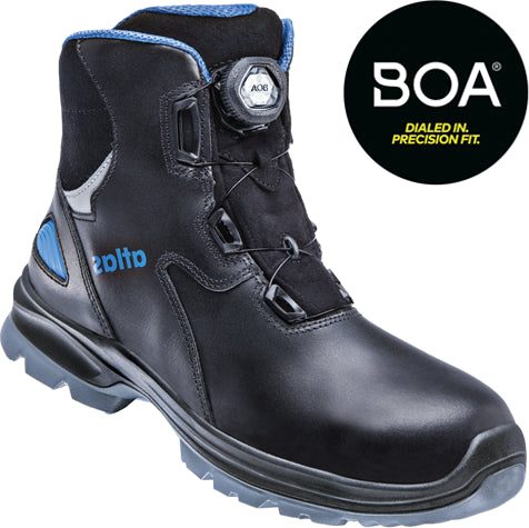Chaussure de travail Atlas SL 9845 XP 2.0 boa haute S3 | noir bleu | taille 38 - 00.012.105.38