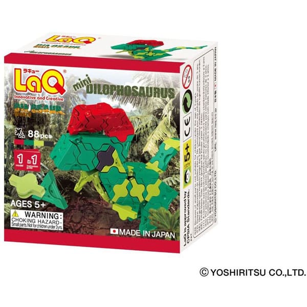 Coffret booster LAQ mini dilophosaure 88 pièces