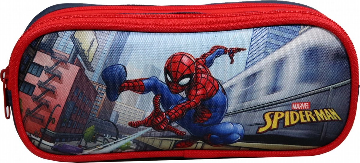 Trousse Jim Jam Marvel Spiderman Pen Case 1 compartiment avec 1 fermeture éclair