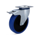 Torwegge roulette pivotante avec frein caoutchouc bleu ø125 plastique