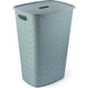Boîte à linge Curver softex + couvercle bleu-vert