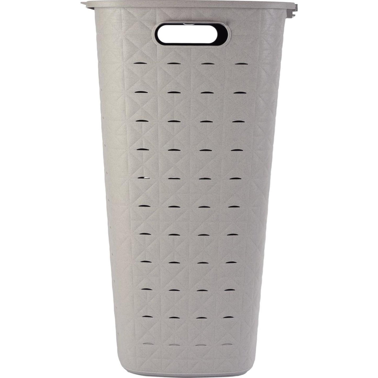 Boîte à linge Curver softex avec couvercle taupe