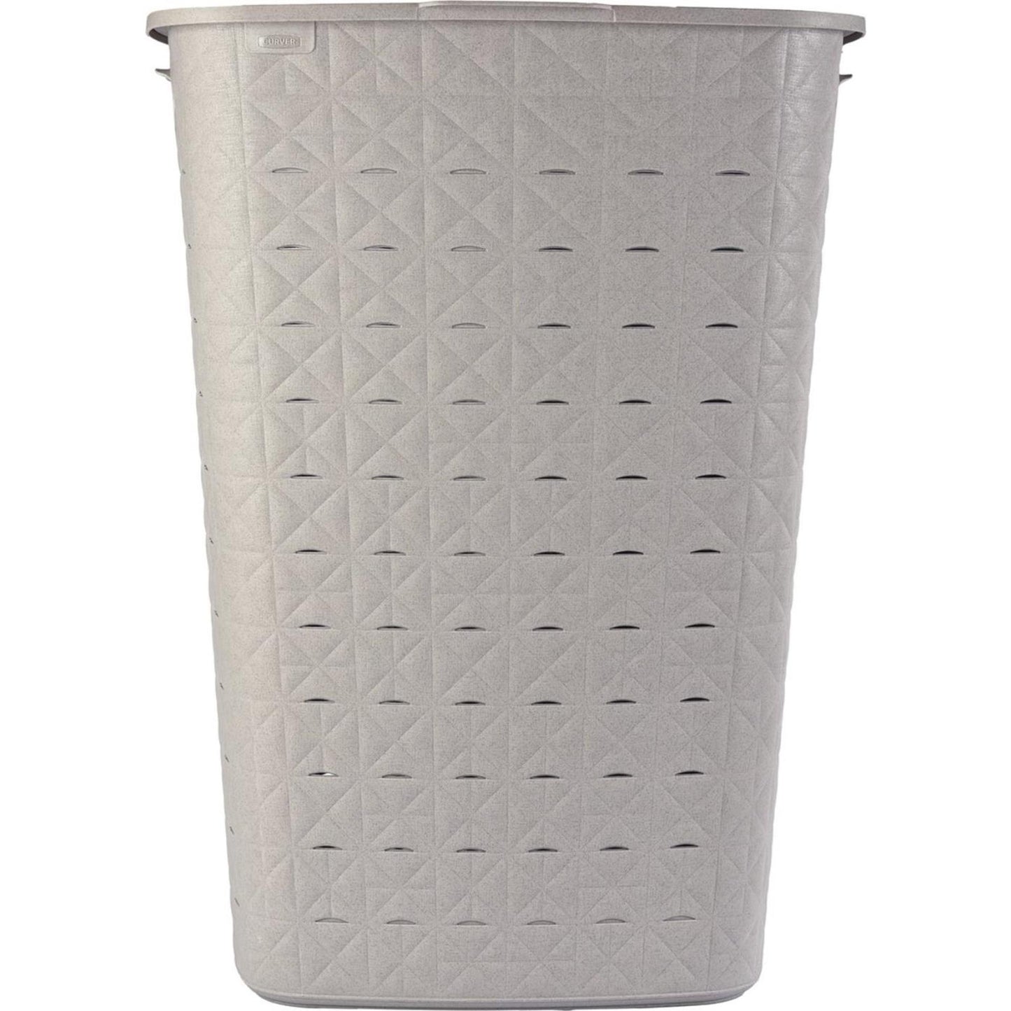 Boîte à linge Curver softex avec couvercle taupe