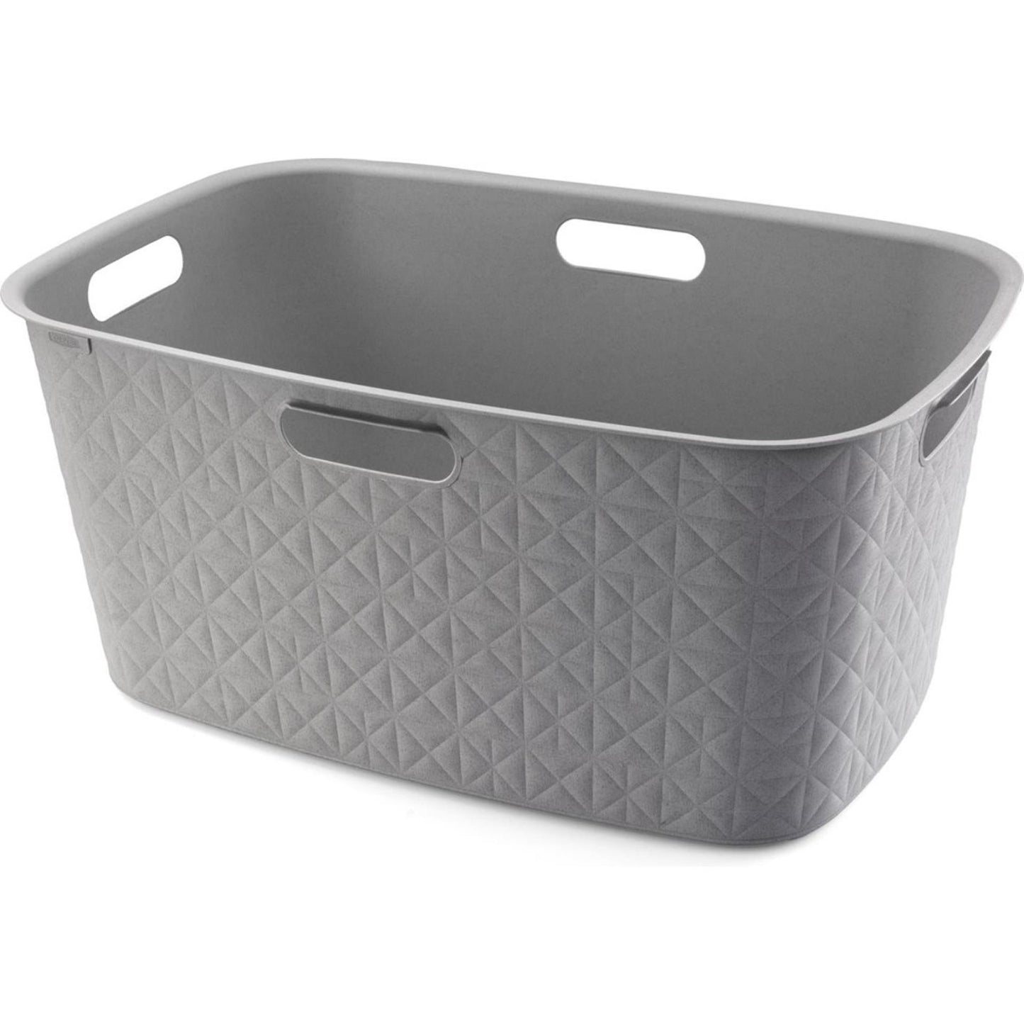 Curver panier à linge softex 45l taupe