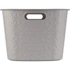 Curver panier à linge softex 45l taupe
