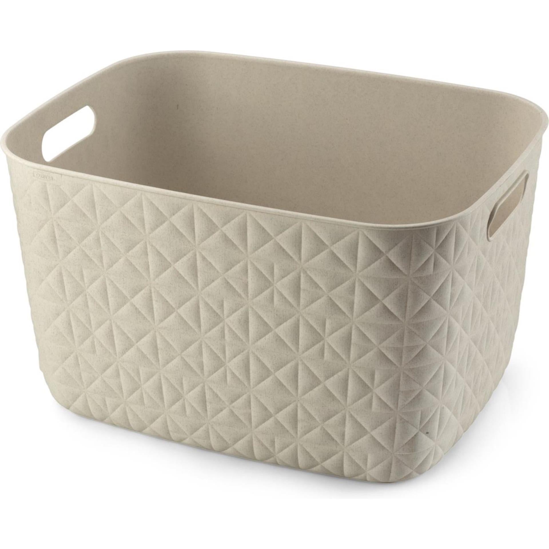 Panier de rangement Curver Curver Softex Grand Chalkwit 19L