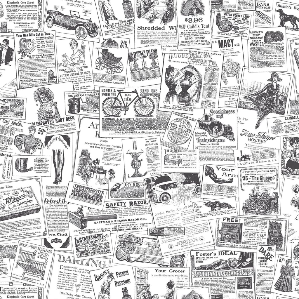 North Wall Homestyle Wallpaper papiers noir et blanc