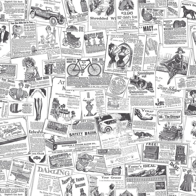 North Wall Homestyle Wallpaper papiers noir et blanc