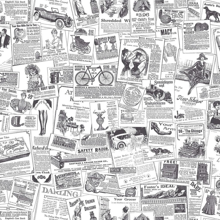 North Wall Homestyle Wallpaper papiers noir et blanc