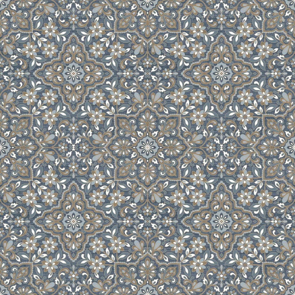 Fond d'écran Homestyle North Wall Tiles portugais marron et bleu