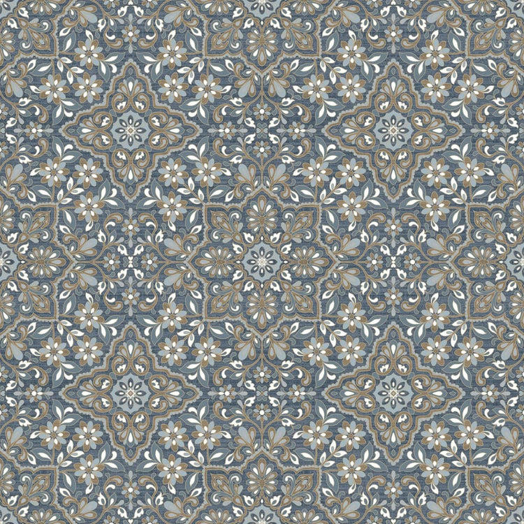 Fond d'écran Homestyle North Wall Tiles portugais marron et bleu