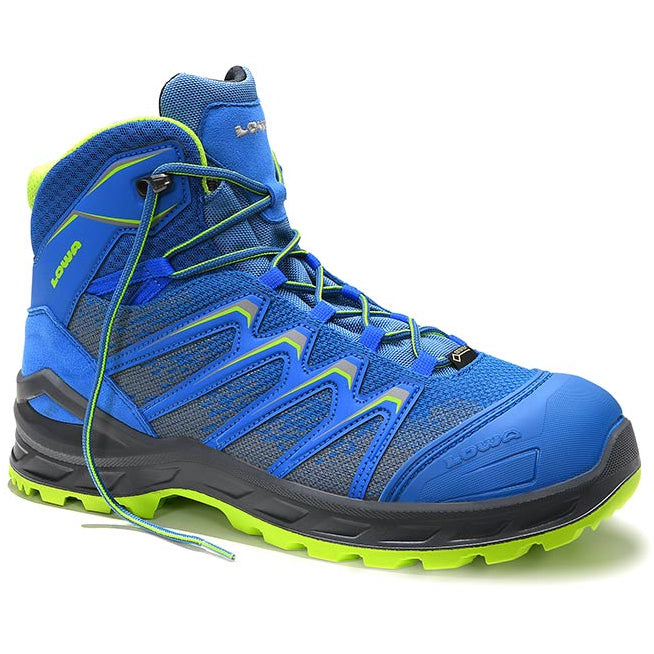 Lowa chaussure de travail larrox work gtx mid 5466 s3 | bleu | taille 42 - 00.159.004.42