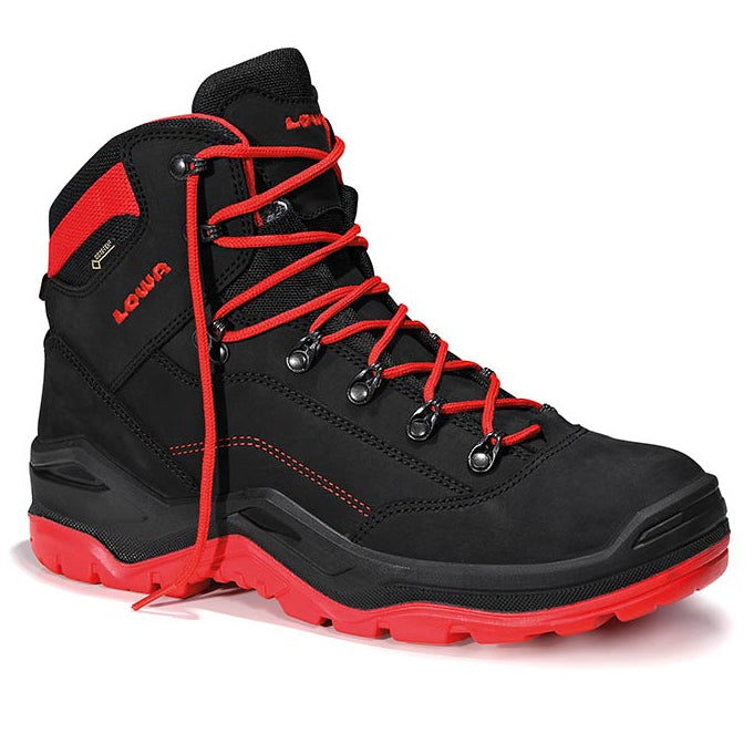 Lowa chaussure de travail renegade work gtx mid 5652 s3 | rouge | taille 45 - 00.160.164.45