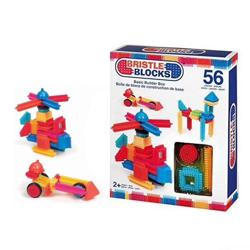 Bristle Blocks Bristle Blocks Box avec 56 pièces