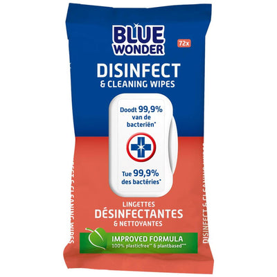 Lingettes désinfectantes Blue Wonder 72 pcs.