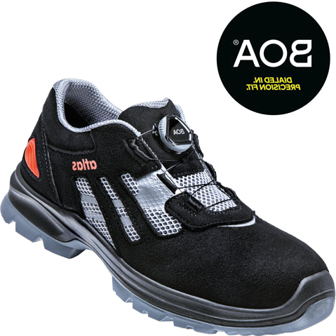 Chaussure de travail Atlas Flash 3205 XP Low Boa S1P | gris noir | taille 49 - 00.012.167.49