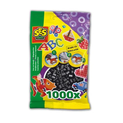 SES Perles de fer - noir, 1000st.