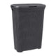 Panier à linge de style Curver Curver avec couvercle 40L anthracite