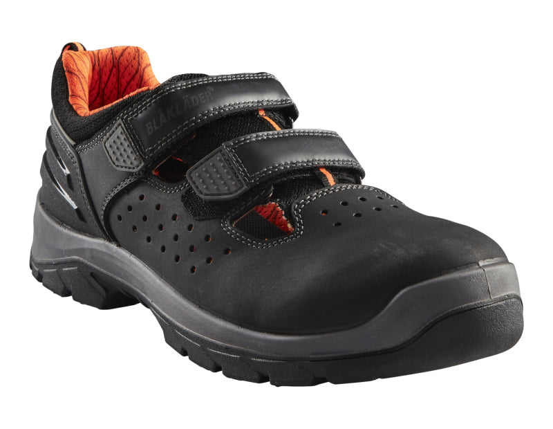 Blåkläder sandale de sécurité 2449 s1 basse | orange noir | taille 36 - 00.183.003.36