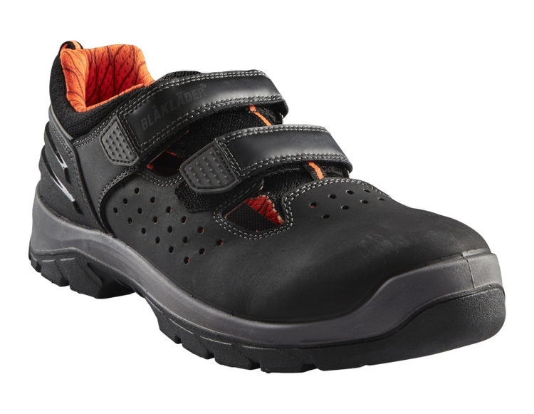 Blåkläder sandale de sécurité 2449 s1 basse | orange noir | taille 44 - 00.183.003.44