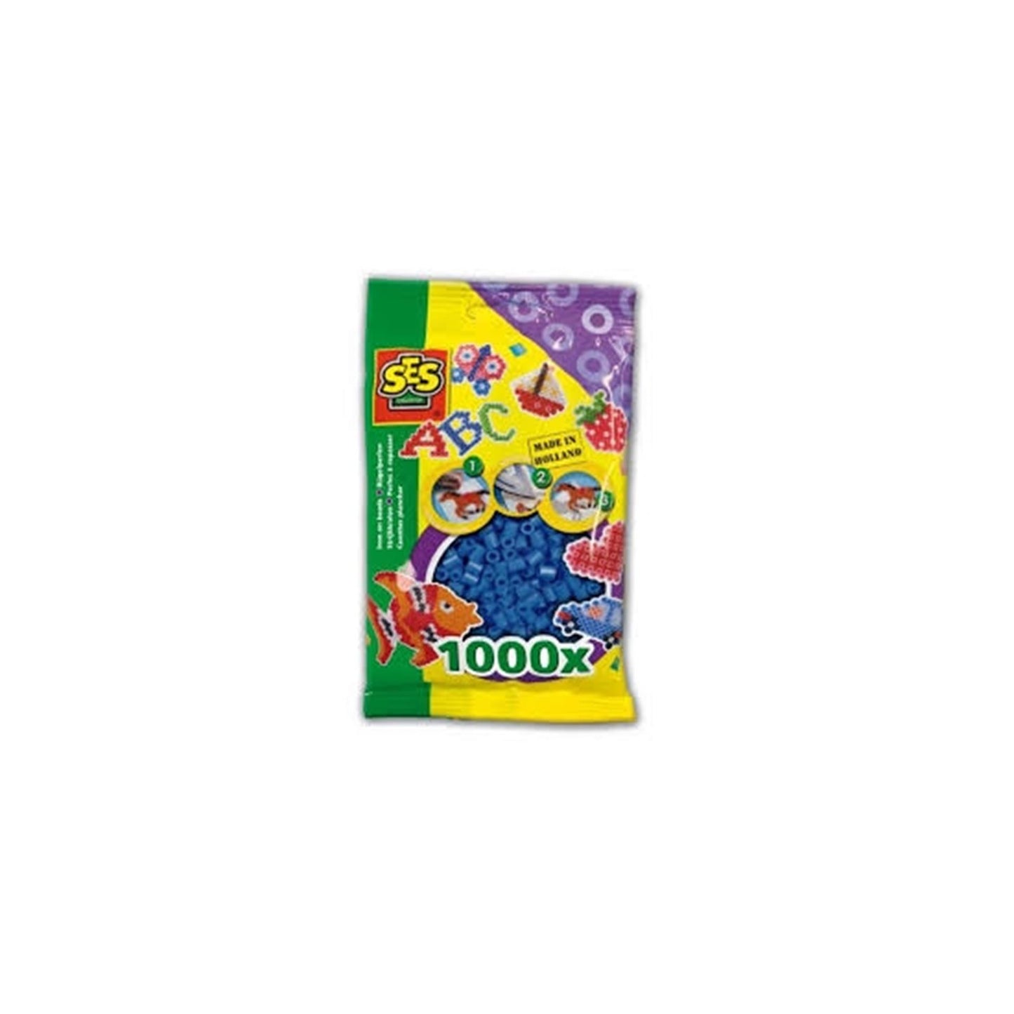 SES Perles de fer - bleu foncé, 1000st.