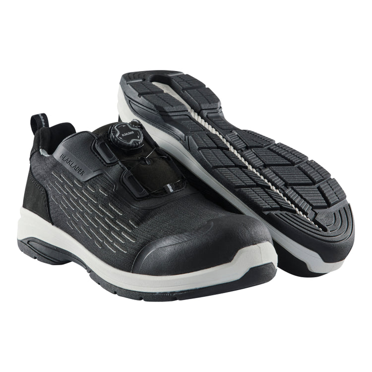 Chaussure de sécurité pour berceau Blåkläder 2442 | noir gris moyen | taille 37 - 7330509826140
