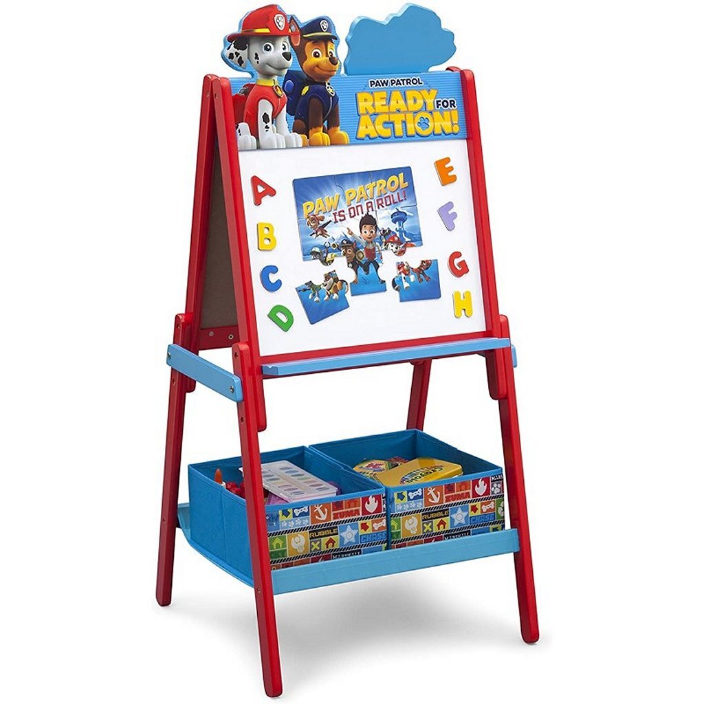 PAW PATROL TE87578PW Tableau blanc en bois à double faces