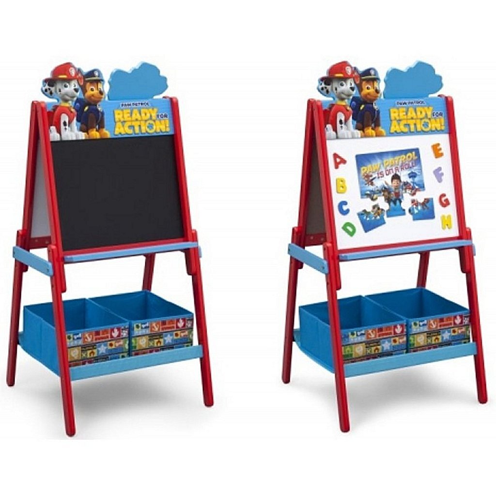 PAW PATROL TE87578PW Tableau blanc en bois à double faces