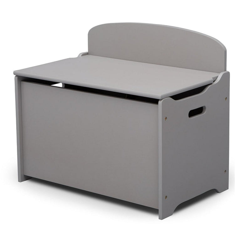 Delta Children Children TB83460GN-026 Boîte de rangement en bois avec gris de dossier