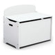 Delta Children Children TB83460GN-130GN-130 Boîte de rangement en bois avec dossier blanc