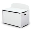 Delta Children Children TB83460GN-130GN-130 Boîte de rangement en bois avec dossier blanc