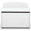 Delta Children Children TB83460GN-130GN-130 Boîte de rangement en bois avec dossier blanc