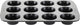 Brund Brund Muffin Shape 12 boîtes de noir