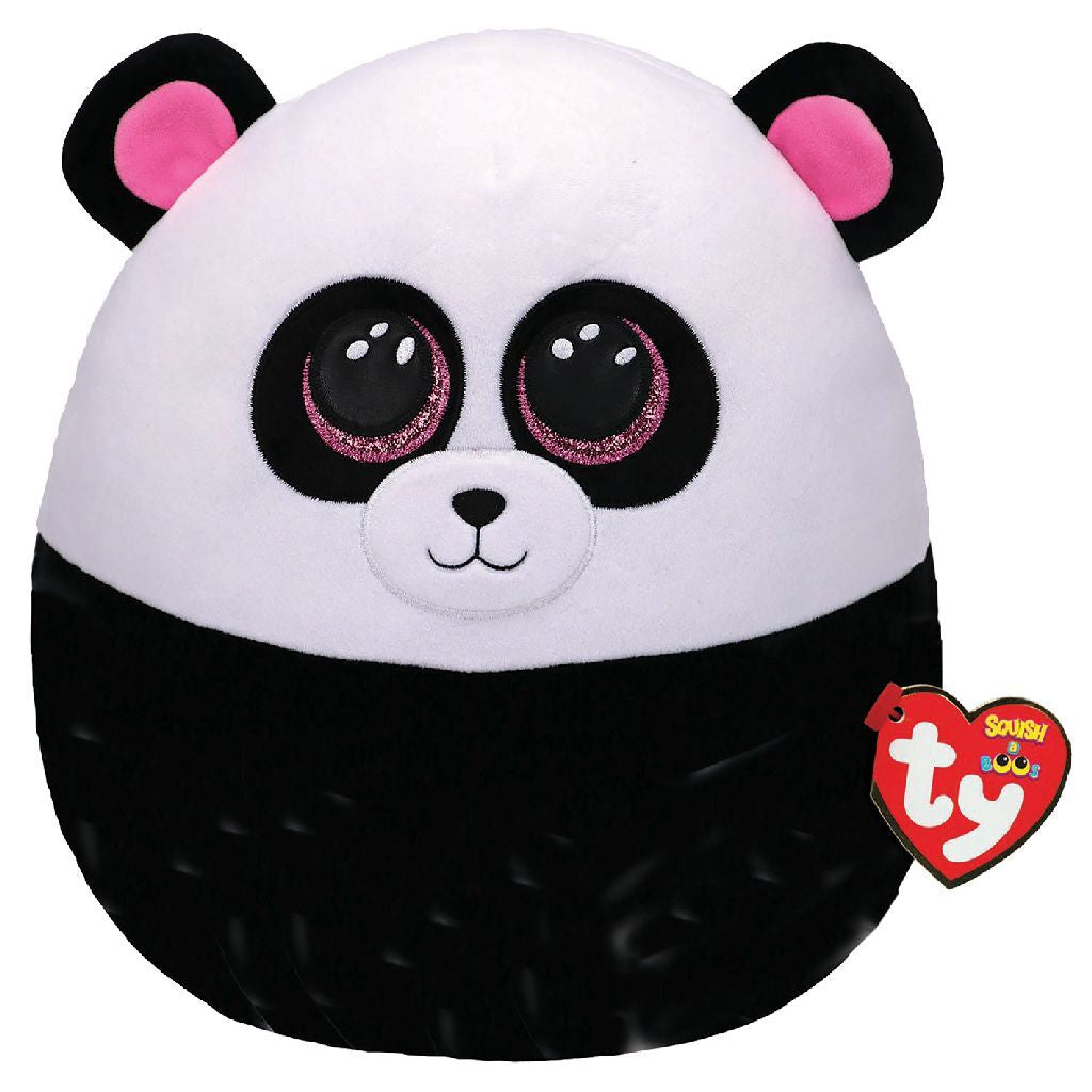 Ty ty squish un panda en colère coussin en bambou 31 cm