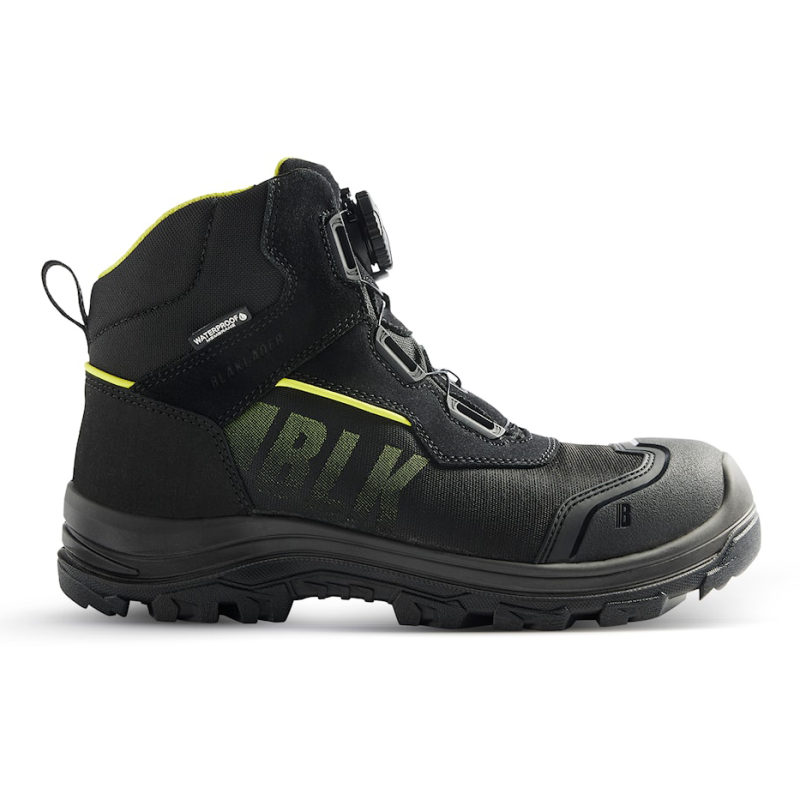 Blåkläder storm fl chaussure de sécurité haute s3 2478 | noir jaune haute visibilité | taille 35 - 7330509932049