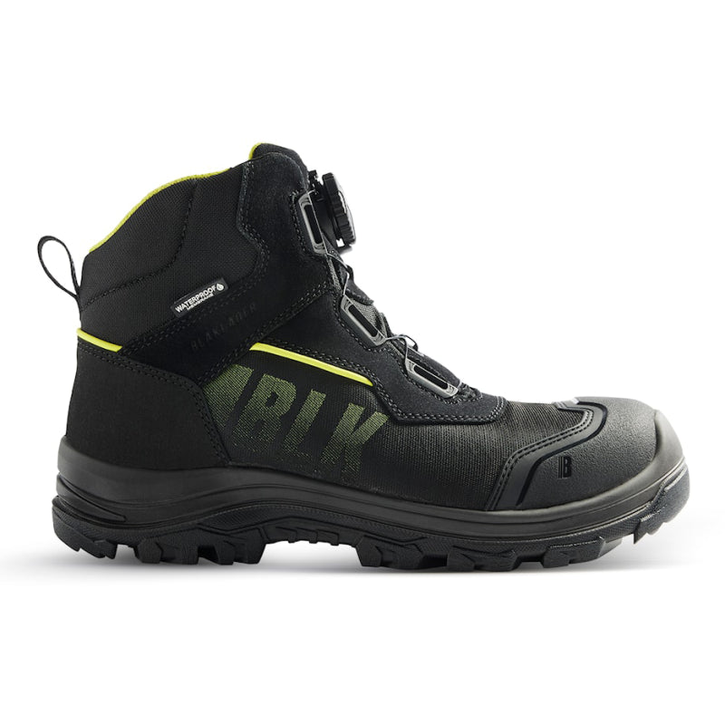 Blåkläder storm fl chaussure de sécurité haute s3 2478 | noir jaune haute visibilité | taille 48 - 7330509932179