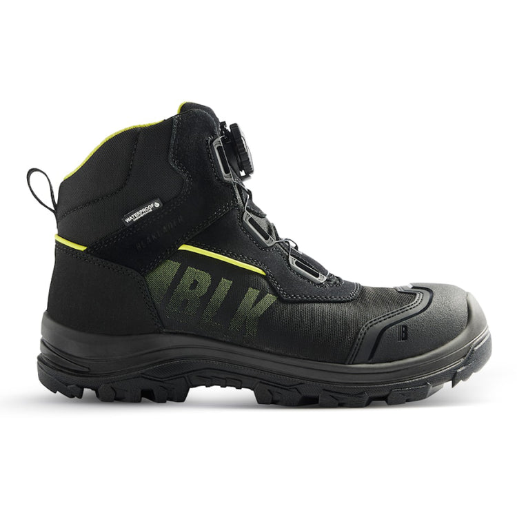 Blåkläder storm fl chaussure de sécurité haute s3 2478 | noir jaune haute visibilité | taille 47 - 7330509932162