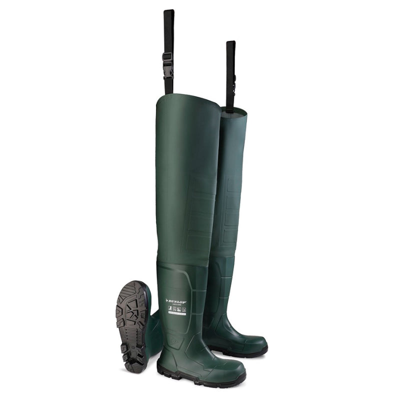 Dunlop na2kltw bottes de wading s5 | vert | taille 41 - 8713197373483