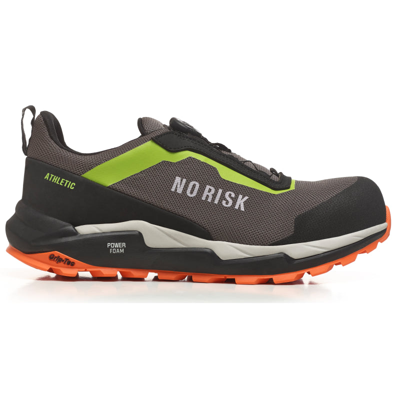 Aucun risque athlétique bas fls orange vert 1219.06 s3l | noir | taille 47 - 5607421135479