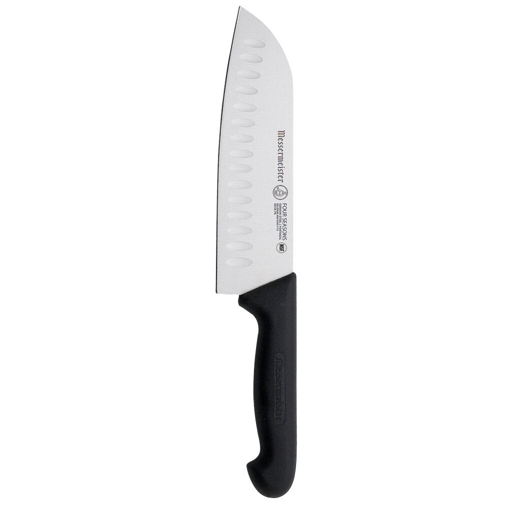 Mestermeister Mestermeister Four Seasons Santokumes 18 cm en acier inoxydable noir