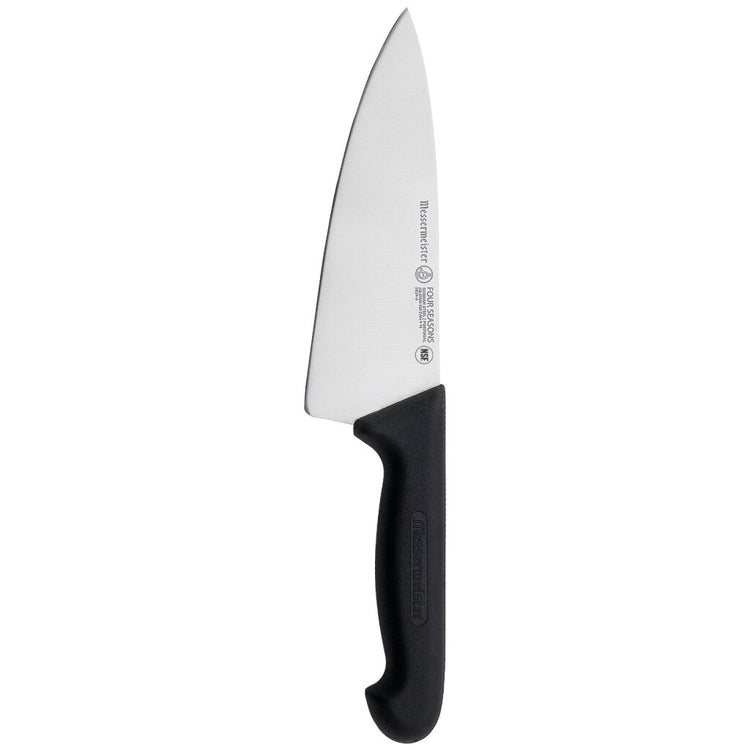 Mestermeister Mestermeister Four Seasons Koksmes Wide 15 cm en acier inoxydable noir
