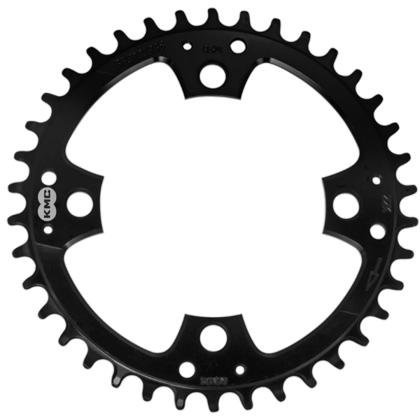 KMC Gear BCD104 Black 38T à l'échelle étroite